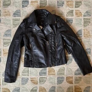 Forever 21 Faux Leather Jacket 🐞 NWT | Grunge Casual Vibe | Size S